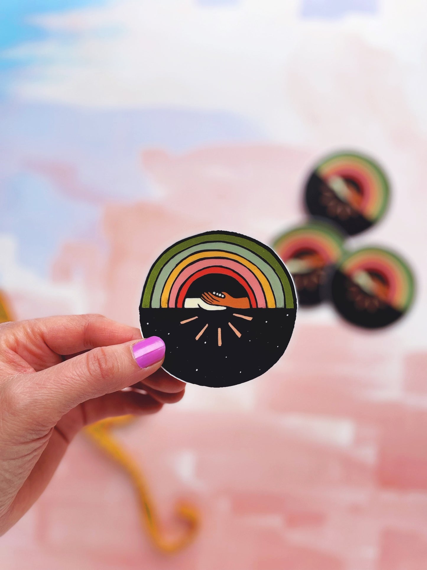 Rainbow Universe Sticker