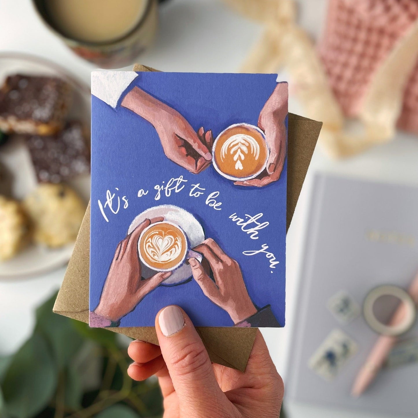 It's a Gift to Be With You — Valentine's Day, Friendship Card