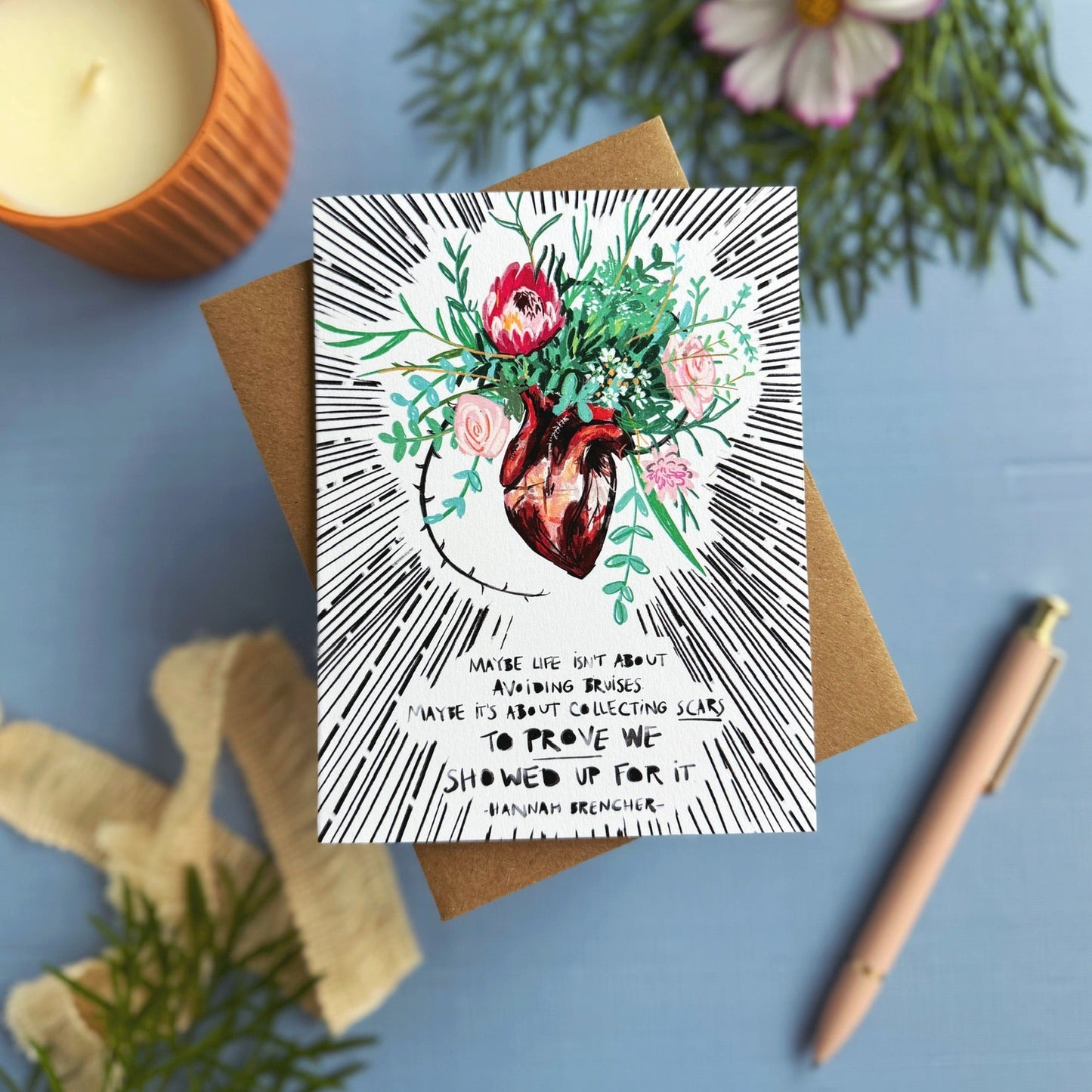 Collecting Scars — Encouragement Card