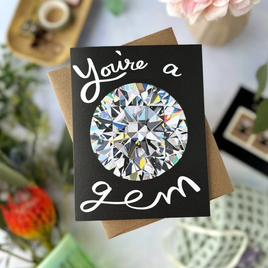 You're a Gem — Birthday, Thank You Card