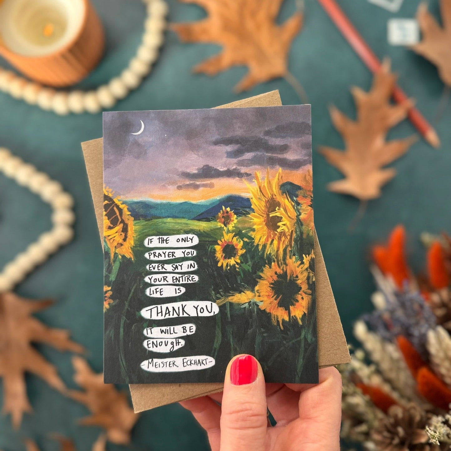 Sunflower Thank You — Thank You Card