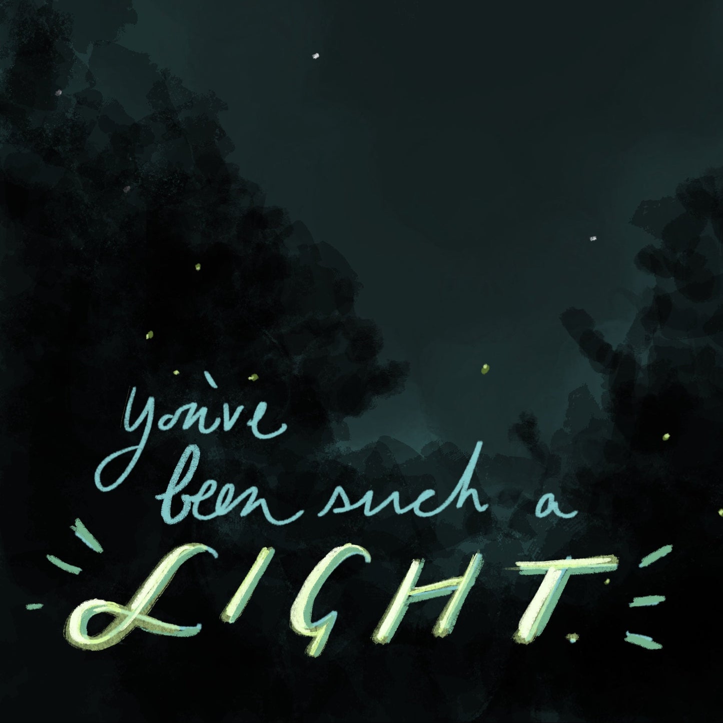 Firefly Light — Thank You Card