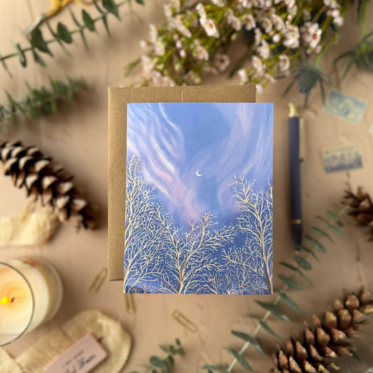 May Angels Watch Over You — Thank you, Encouragment, Sympathy Card