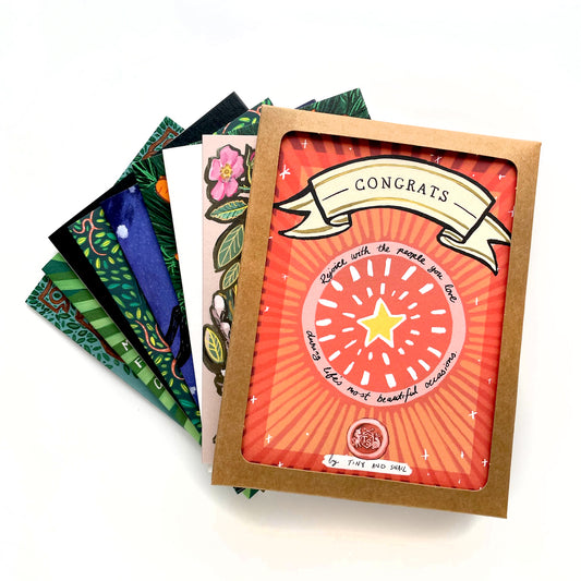 Congrats Card Pack of 8