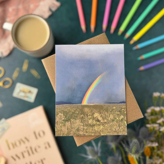 Rainbow In The Desert — Encouragement, Congrats, Everyday Card