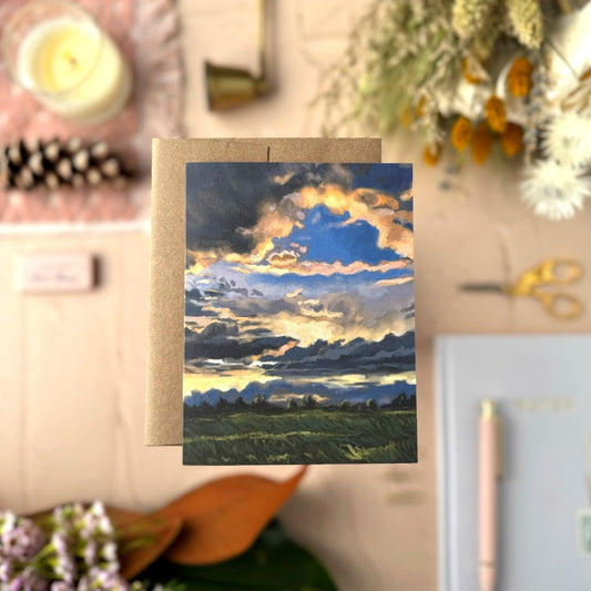 Sunset Skyscape — Everyday, Birthday, Thank you Card