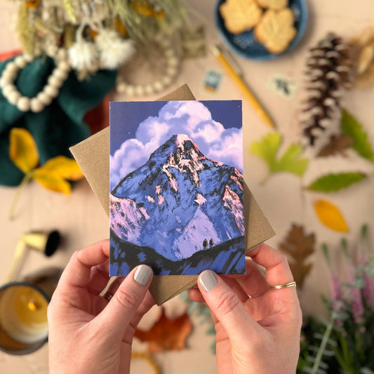 The Vast Mountain Before Us — Encouragement, Anniversary Card