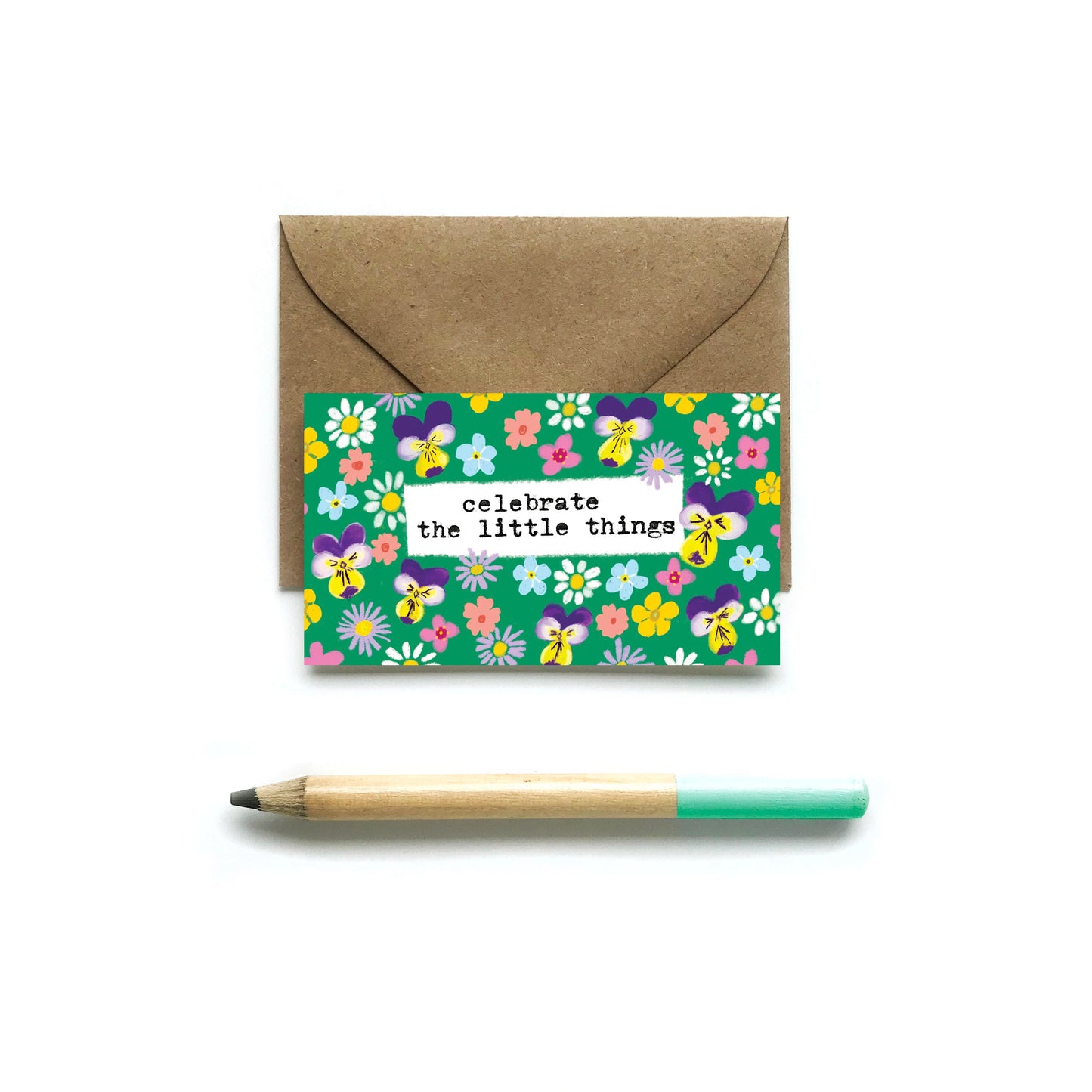 Celebrate the Little Things Tiny Card - Tiny and Snail