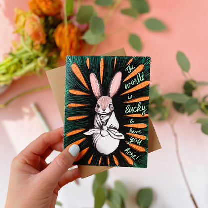 Lucky Baby Bunny — Baby Card