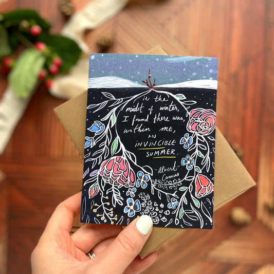 Invincible Summer — Encouragement, Congrats Card