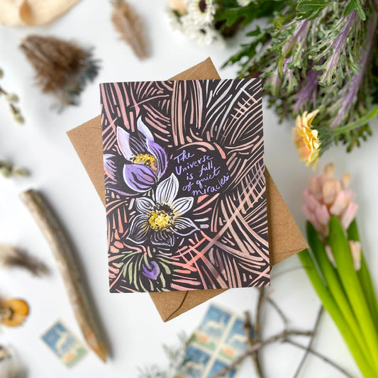 The Universe is Full of Quiet Miracles — Everyday, Easter Card