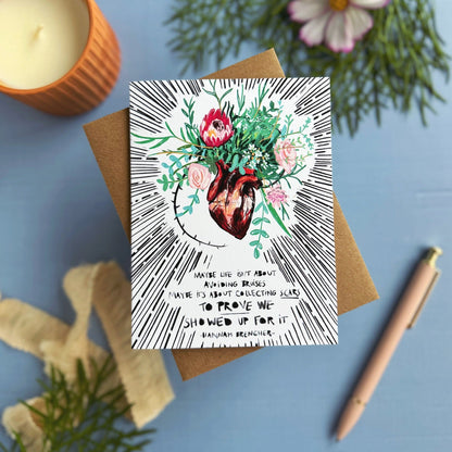 Collecting Scars — Encouragement Card