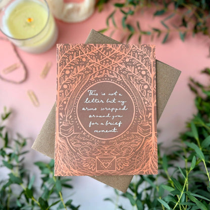 "This is not a Letter" Katherine Mansfield Quote Card