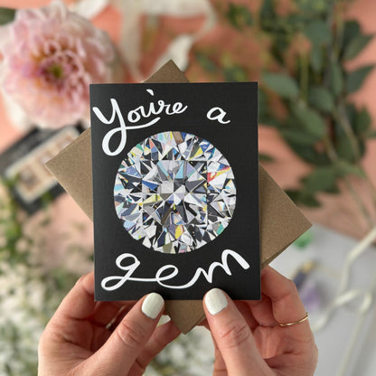 You're a Gem — Birthday, Thank You Card