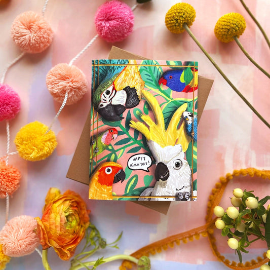 "Happy Bird Day!" Birthday Card