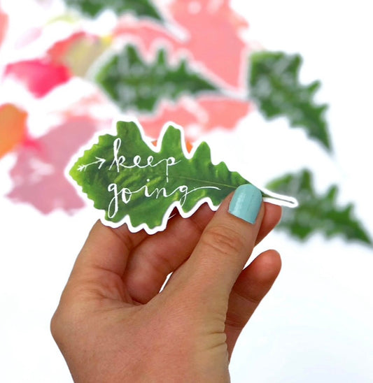 Keep Going Vinyl Sticker