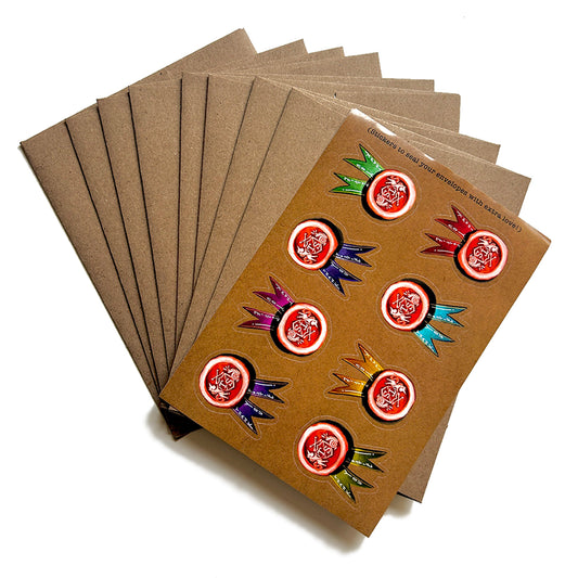 Just in Case Kit: 8 Extra Kraft Envelopes + Wax Seals