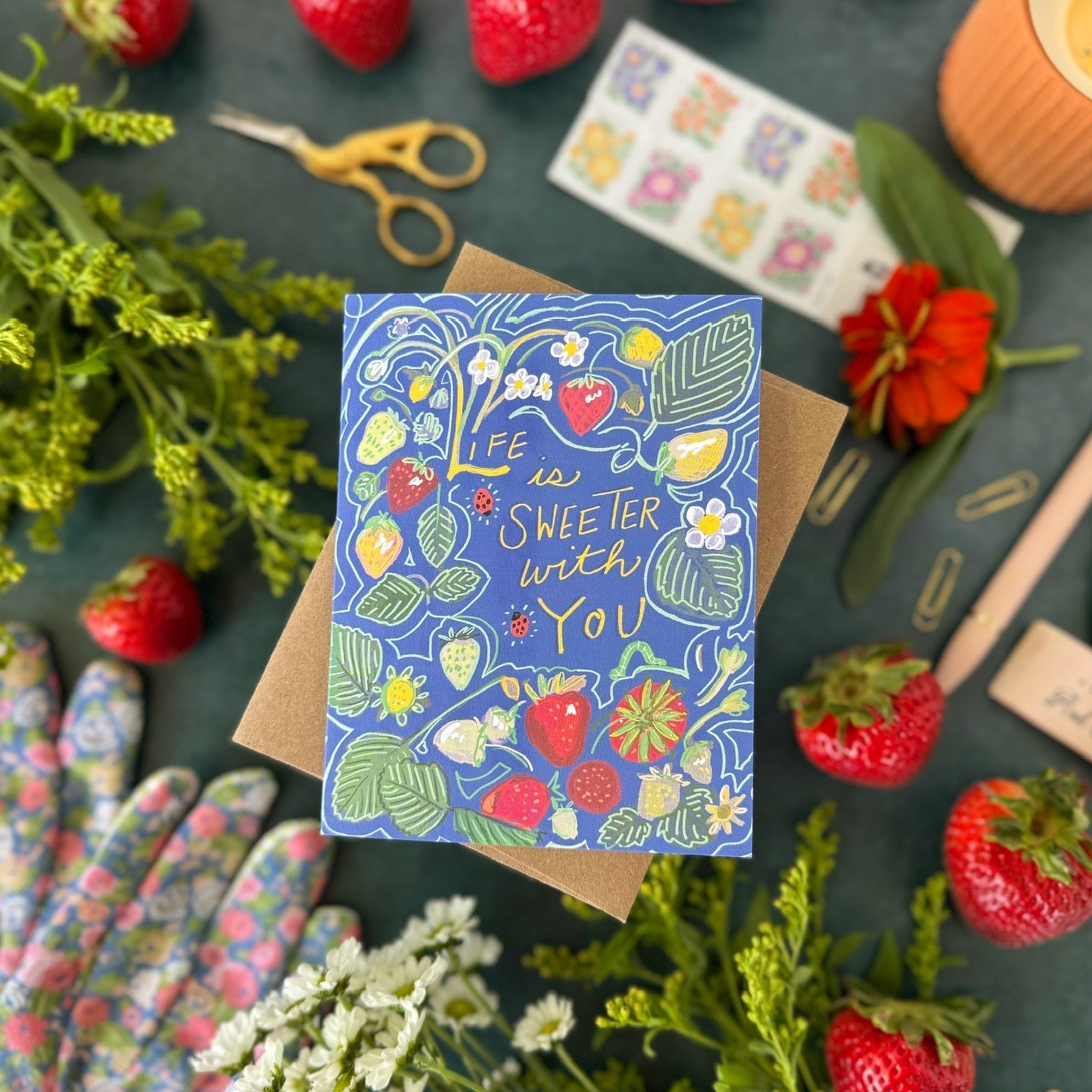 Life is sweeter with you - on green