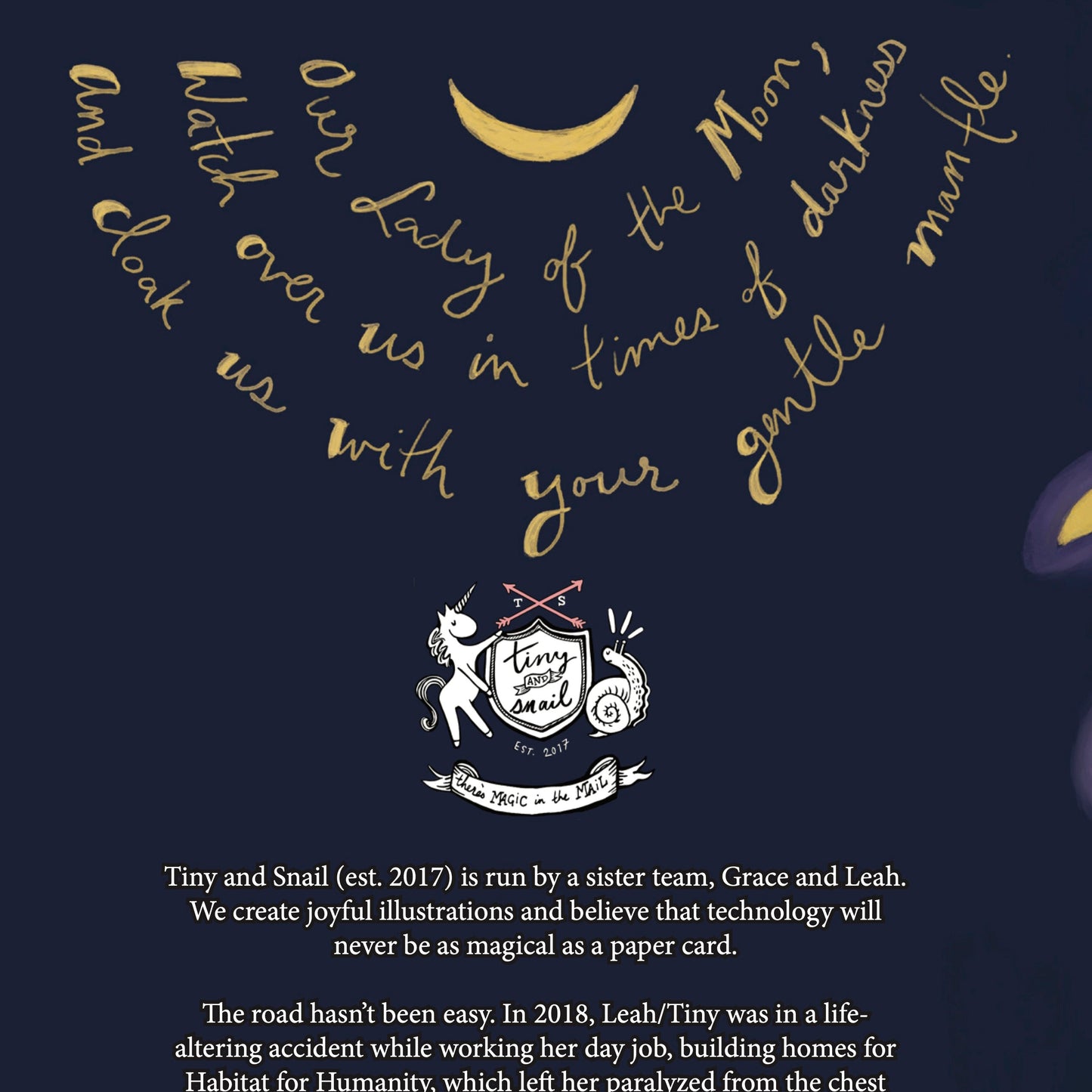 Our Lady of the Moon II — Sympathy Card, Everyday Card