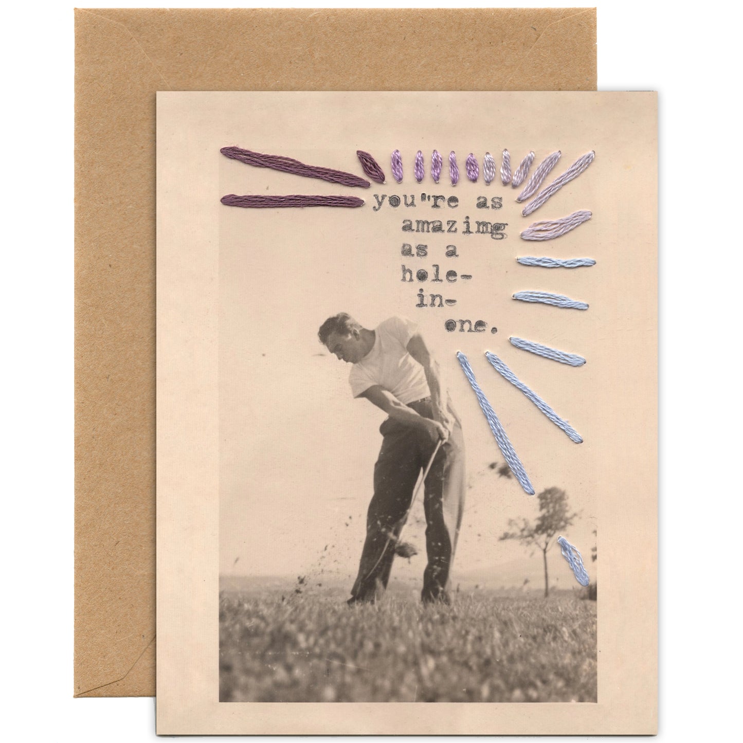 You're As Amazing As A Hole In One — Birthday, Congrats, Father's Day Card
