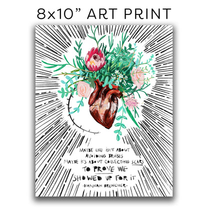 ART PRINT 8x10” — Collecting Scars