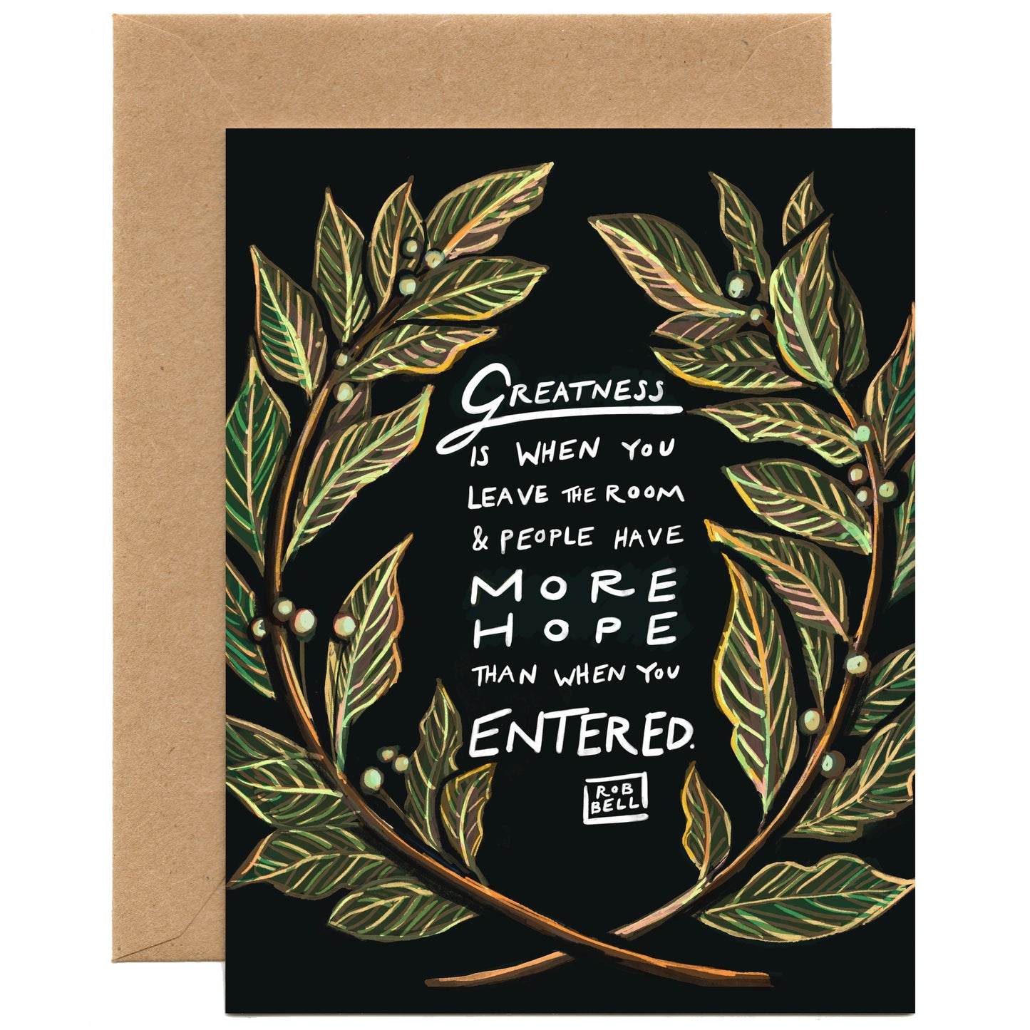 Greatness Is When — Thank You Card
