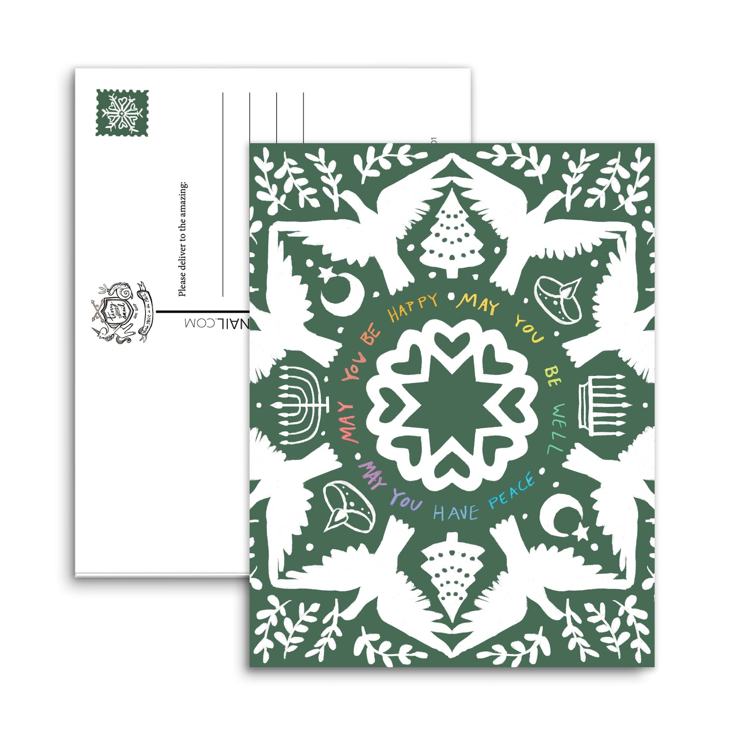 Set of 10 Praying for Peace Postcard