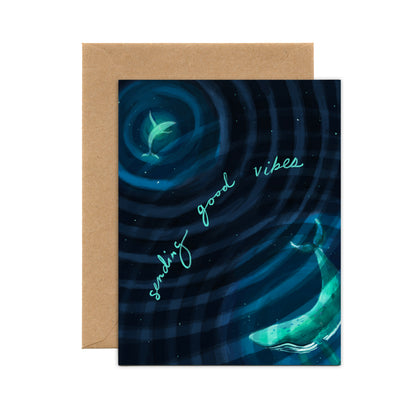 Sending Good Vibes Whale Card