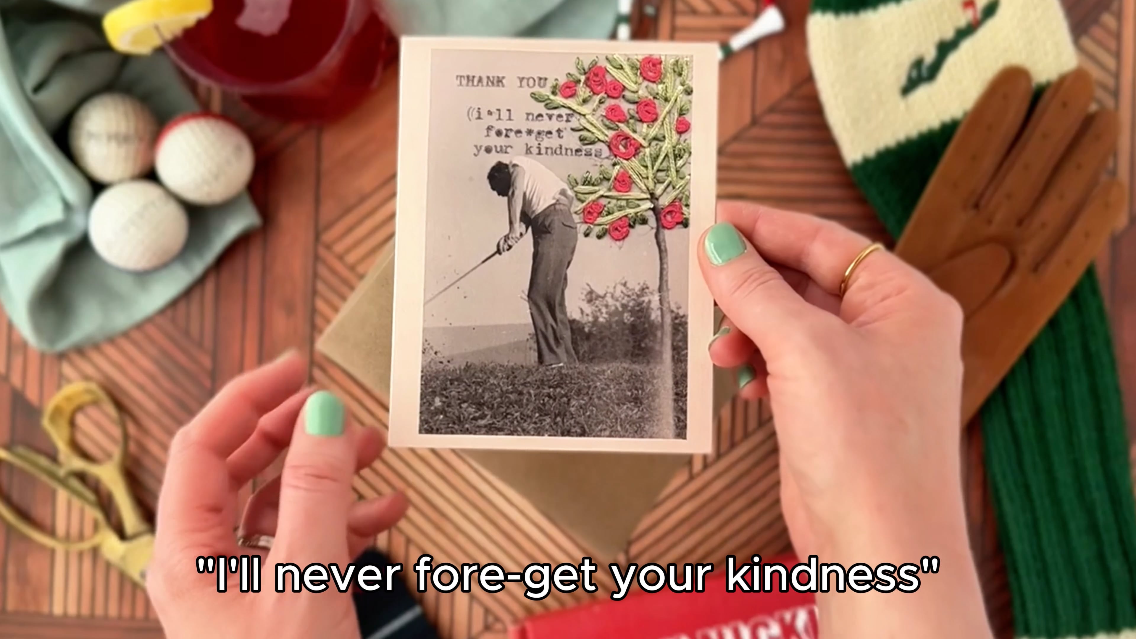 Load video: Grace Nixon Peterson (a.k.a. Snail) talks about how The Vintage Golf Collection came to be. 