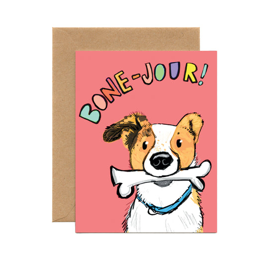 Bone-Jour (Single Card) - Tiny and Snail