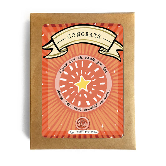 Congrats Card Pack of 8