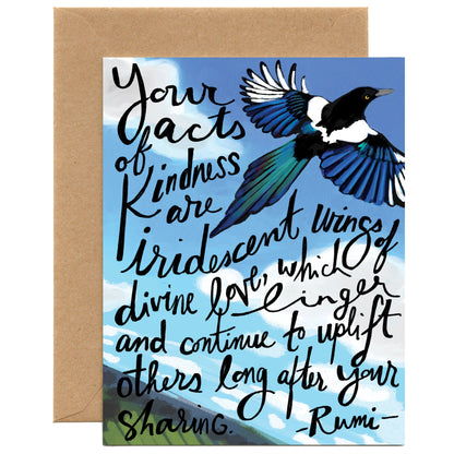 Iridescent Wings (Single Card) A2 Card Tiny and Snail