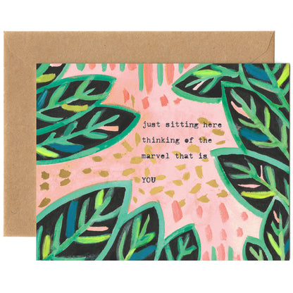 Marvel That Is You (Single Card) A2 Card Tiny and Snail